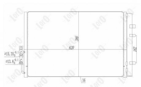 CONDENSER, AIR CONDITIONING LORO DEPO 004-016-0027