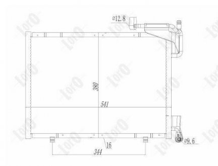 CONDENSER, AIR CONDITIONING LORO DEPO 017-016-0032