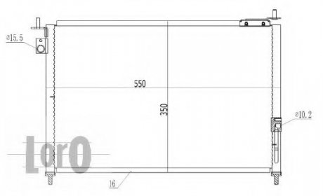 CONDENSER, AIR CONDITIONING LORO DEPO 018-016-0027