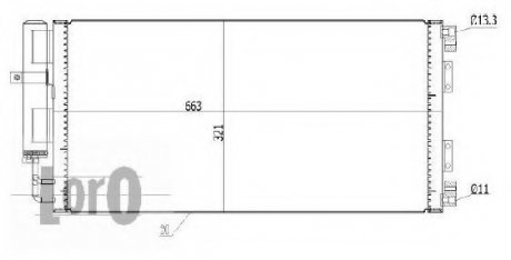 CONDENSER, AIR CONDITIONING LORO DEPO 027-016-0002