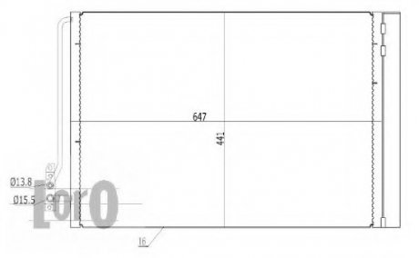 CONDENSER, AIR CONDITIONING LORO DEPO 027-016-0005