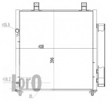 CONDENSER, AIR CONDITIONING LORO DEPO 033-016-0008