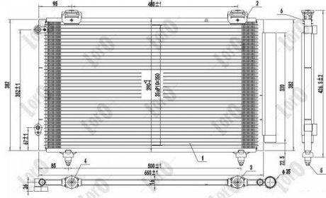 CONDENSER, AIR CONDITIONING LORO DEPO 051-016-0042
