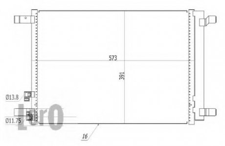 Конденсатор, кондиционер LORO DEPO 003-016-0024