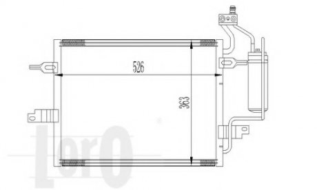 Конденсатор, кондиціонер DEPO 037-016-0031 (фото 1)