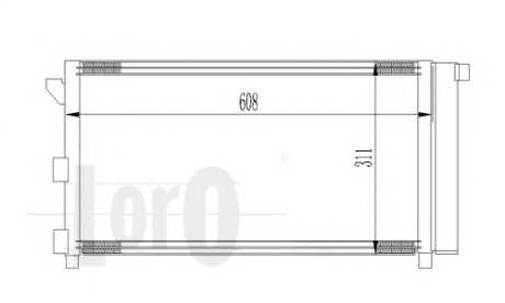 Конденсатор, кондиционер LORO DEPO 016-016-0018
