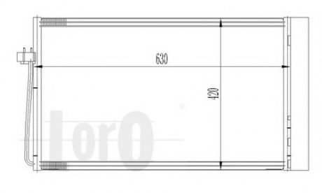 Конденсатор, кондиционер LORO DEPO 004-016-0018