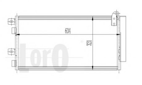 Конденсатор, кондиціонер LORO DEPO 004-016-0019