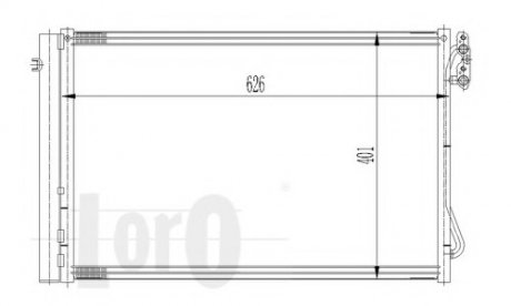 Конденсатор, кондиционер LORO DEPO 004-016-0021