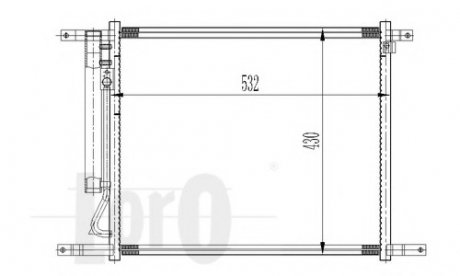 Конденсатор, кондиционер LORO DEPO 007-016-0003