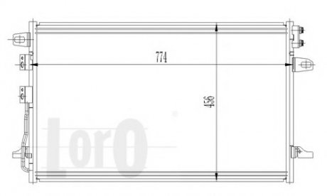 Конденсатор, кондиционер LORO DEPO 008-016-0006