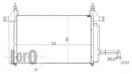 Конденсатор, кондиционер LORO DEPO 016-016-0007