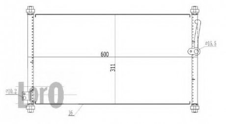 Конденсатор, кондиционер LORO DEPO 018-016-0002