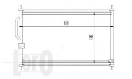 Конденсатор, кондиционер LORO DEPO 018-016-0005