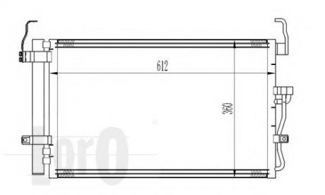 Конденсатор, кондиционер LORO DEPO 019-016-0004