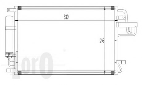 Конденсатор, кондиционер LORO DEPO 019-016-0010