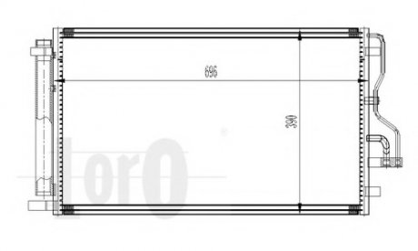Конденсатор, кондиционер LORO DEPO 019-016-0017