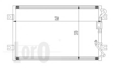 Конденсатор, кондиционер LORO DEPO 024-016-0002