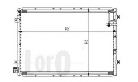 Конденсатор, кондиционер LORO DEPO 024-016-0004