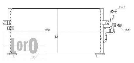 Конденсатор, кондиционер LORO DEPO 033-016-0003