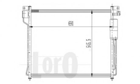 Конденсатор, кондиционер LORO DEPO 035-016-0020