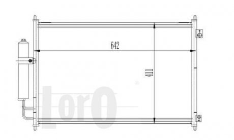 Конденсатор, кондиционер LORO DEPO 035-016-0025