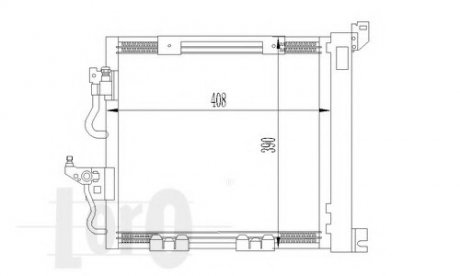 Конденсатор, кондиціонер LORO DEPO 037-016-0029