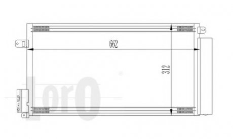 Конденсатор, кондиционер LORO DEPO 037-016-0027