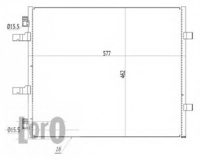 Конденсатор, кондиционер LORO DEPO 037-016-0038