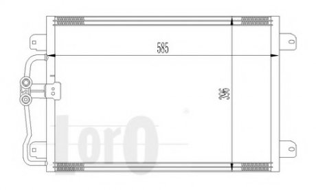 Конденсатор, кондиционер LORO DEPO 042-016-0007