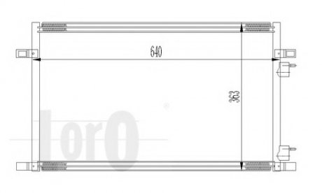 Конденсатор, кондиционер LORO DEPO 042-016-0010