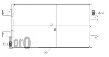 Конденсатор, кондиціонер LORO DEPO 042-016-0042