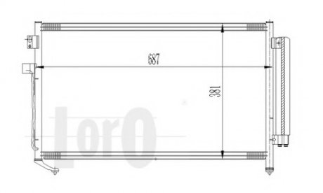 Конденсатор, кондиционер LORO DEPO 049-016-0009