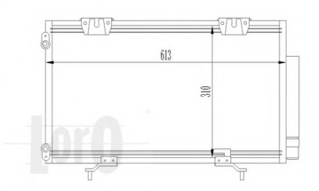 Конденсатор, кондиционер LORO DEPO 051-016-0015