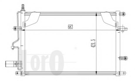 Конденсатор, кондиционер LORO DEPO 052-016-0004
