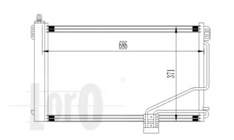 Конденсатор, кондиционер LORO DEPO 054-016-0014