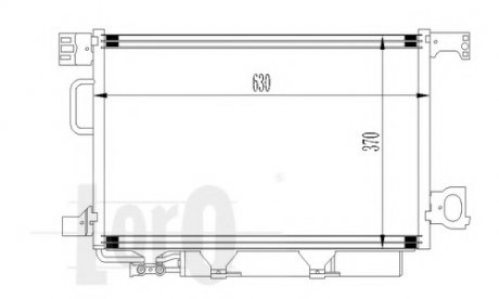 Конденсатор, кондиционер LORO DEPO 054-016-0022