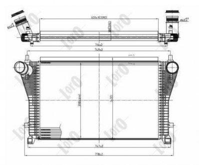 INTERCOOLER, CHARGER DEPO 053-018-0014 (фото 1)