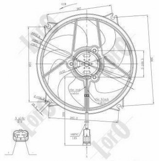 FAN, RADIATOR LORO DEPO 009-014-0009