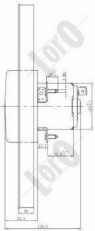 FAN, RADIATOR LORO DEPO 053-014-0018