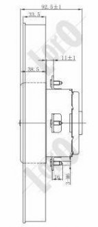 FAN, RADIATOR LORO DEPO 053-014-0032
