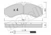 Комплект тормозных колодок, дисковый тормоз Metelli 22-0212-0 (фото 2)