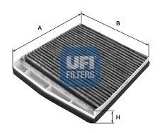 Фильтр, воздух во внутренном пространстве UFI Filters 54.126.00 (фото 1)