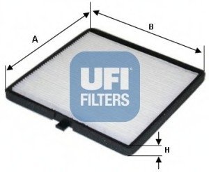 Фильтр, воздух во внутренном пространстве UFI Filters 53.118.00 (фото 1)