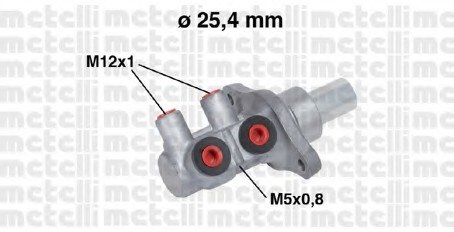Главный тормозной цилиндр Metelli 05-0571