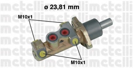 Главный тормозной цилиндр Metelli 05-0325