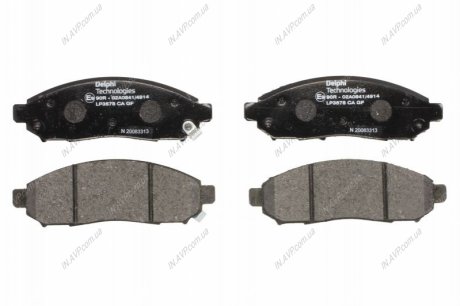 KLOCKI HAMULCOWE PRZOD Delphi LP3578