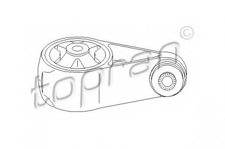 Подвеска, двигатель TOPRAN 501 081