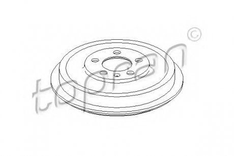 Тормозной барабан TOPRAN 113 171