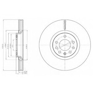 TARCZA HAM.PRZOD Delphi BG4185C